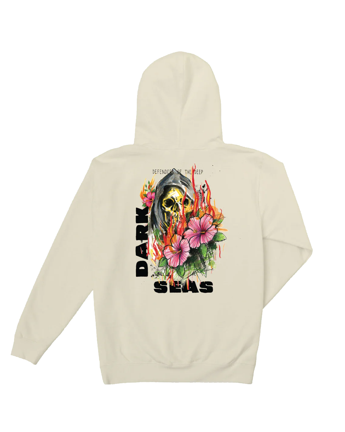 Kingdom's Fire Pullover Hood (zoomed)