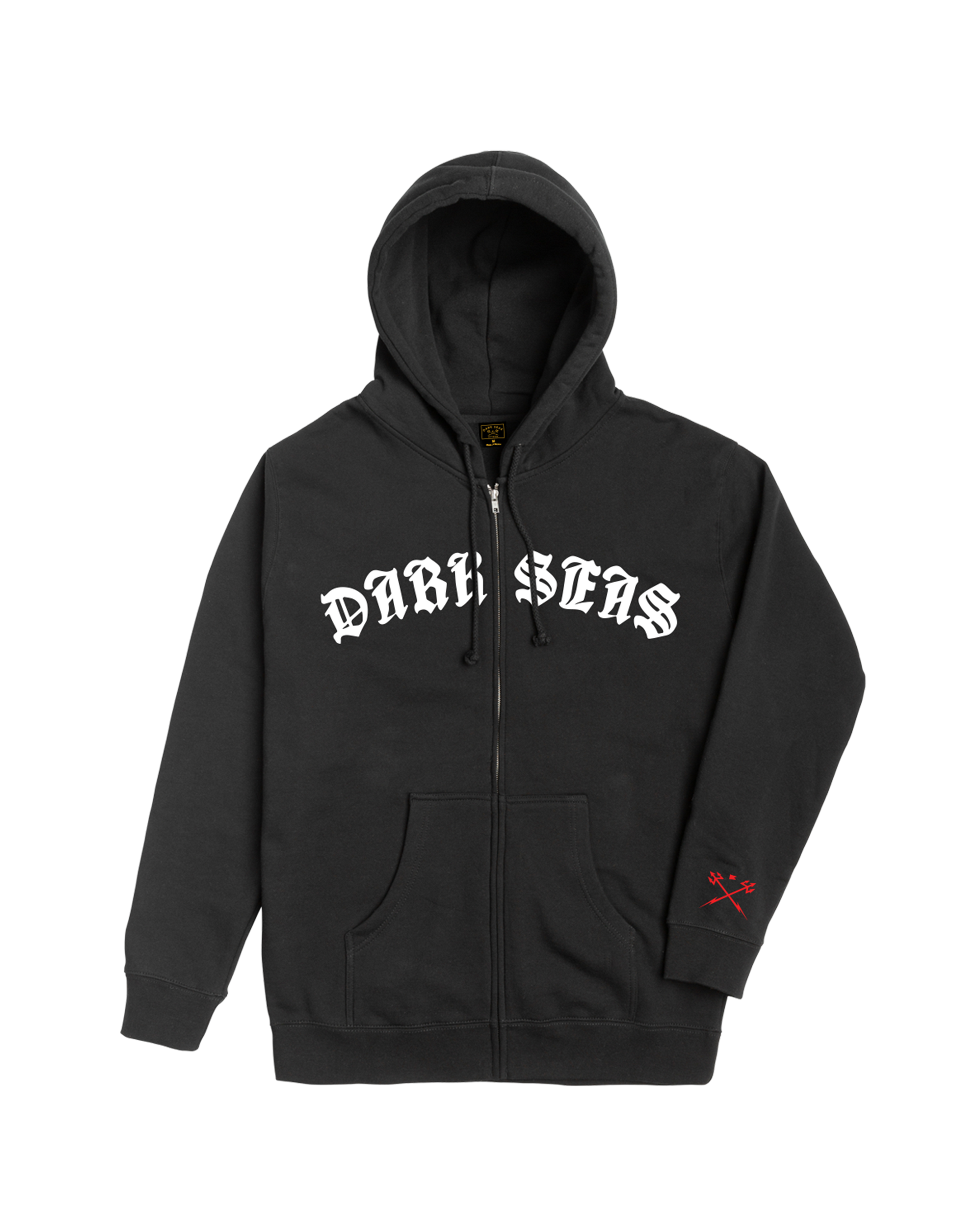 Dead Of Night Hooded Zip Sweatshirt (zoomed)