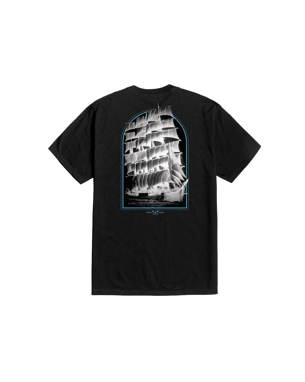 Tall Ship Glow Stock T-Shirt (zoomed)