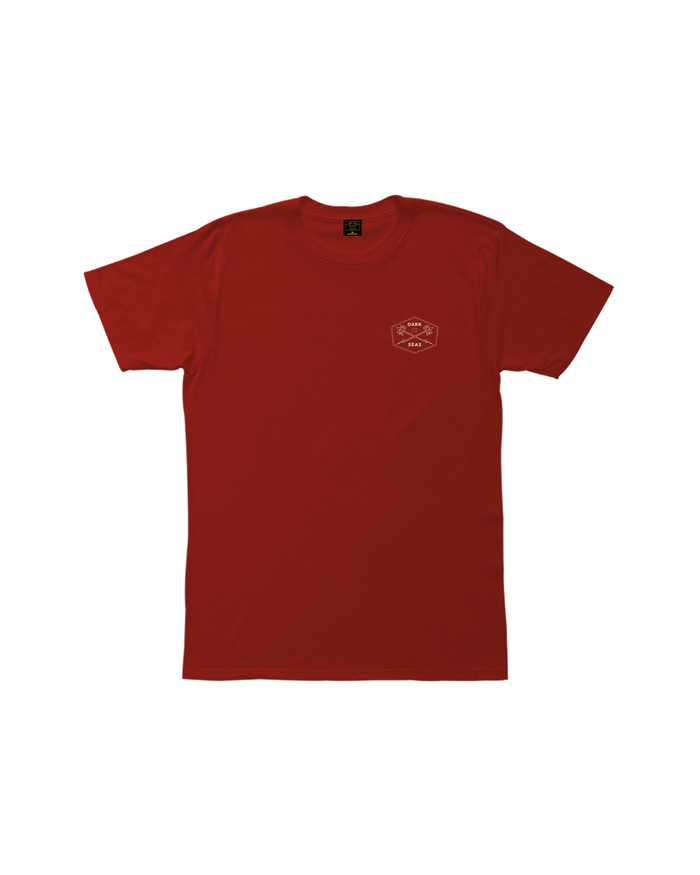 Dark Seas Progressive II Premium T-Shirt - Maroon, back - alternate view