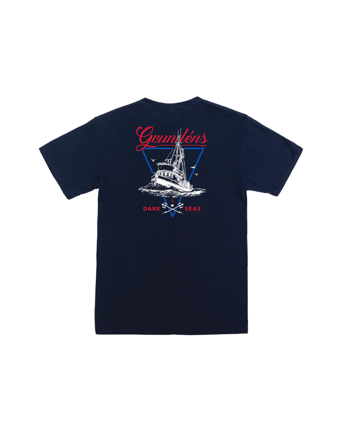 Dark Seas x Grundens Long Range Premium T-Shirt