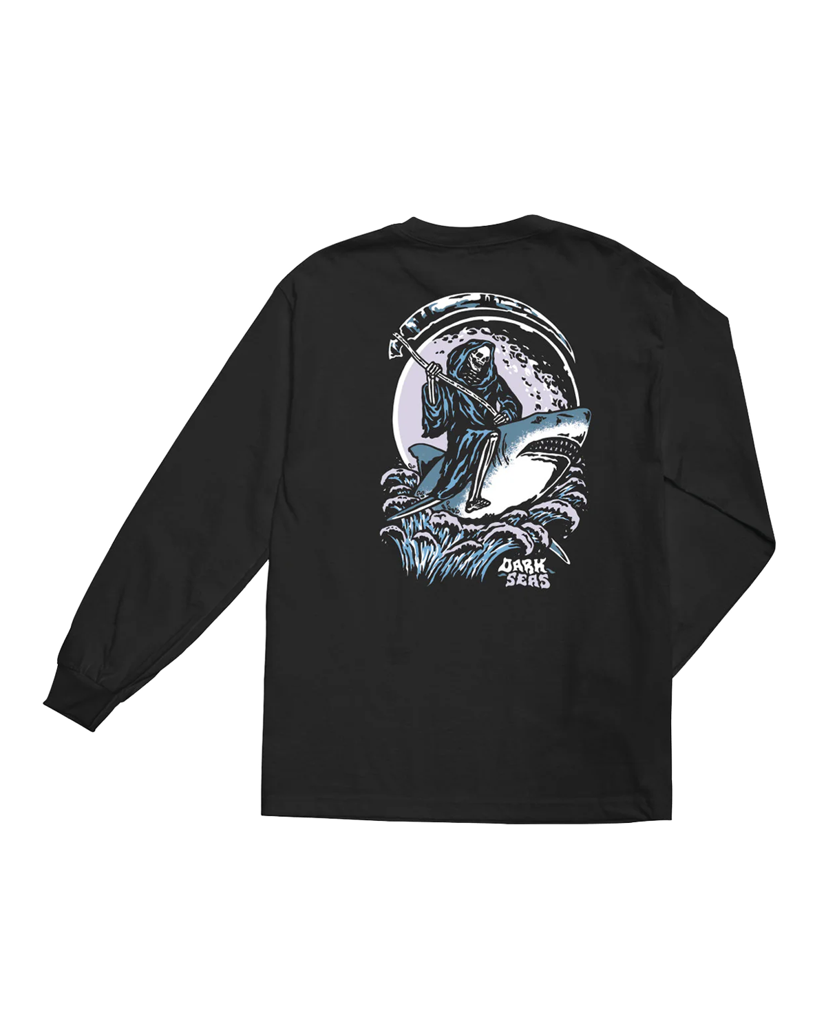 Full Moon Fantom Stock LS T-Shirt (zoomed)