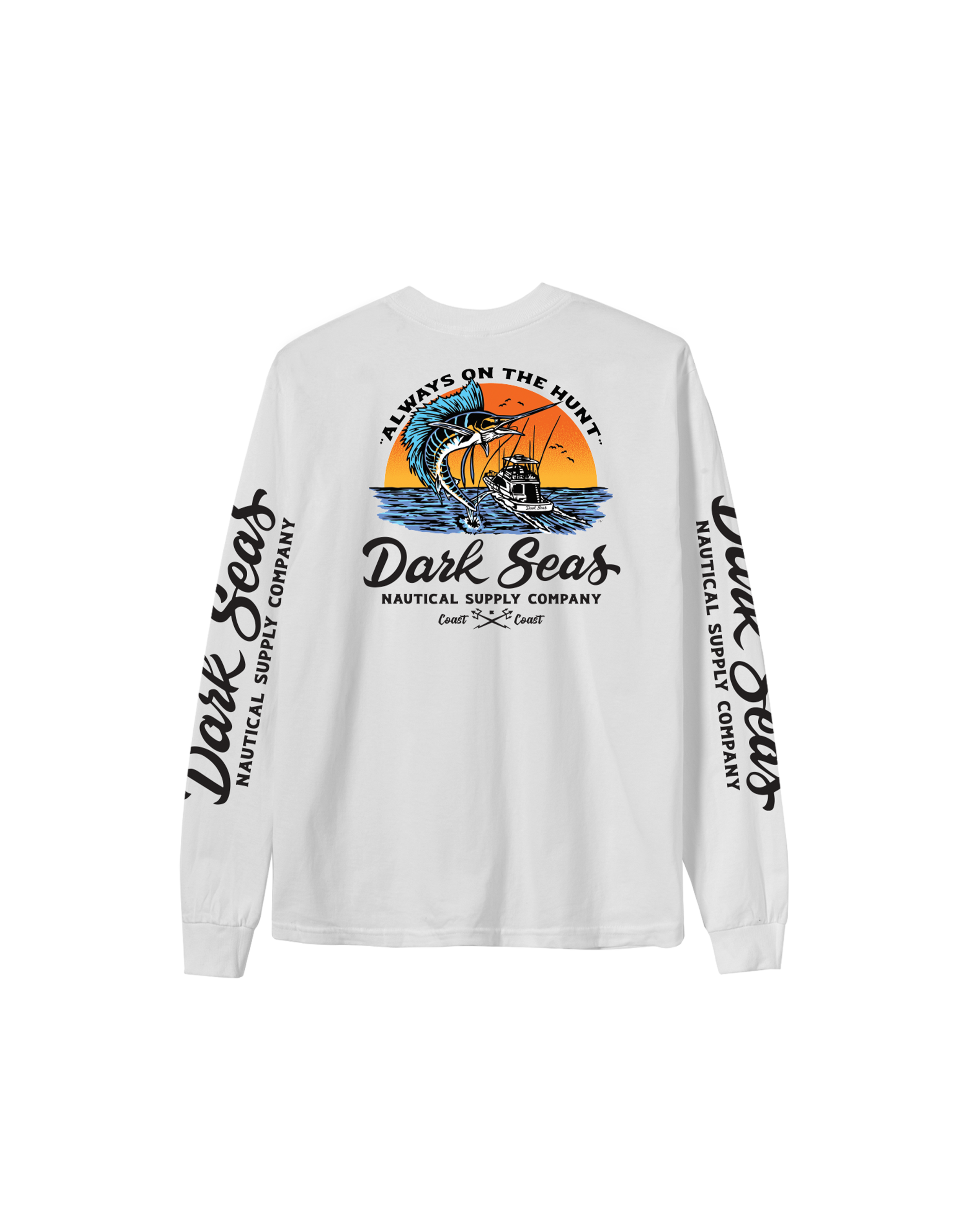 Open Ocean Stock Ls T-Shirt (zoomed)