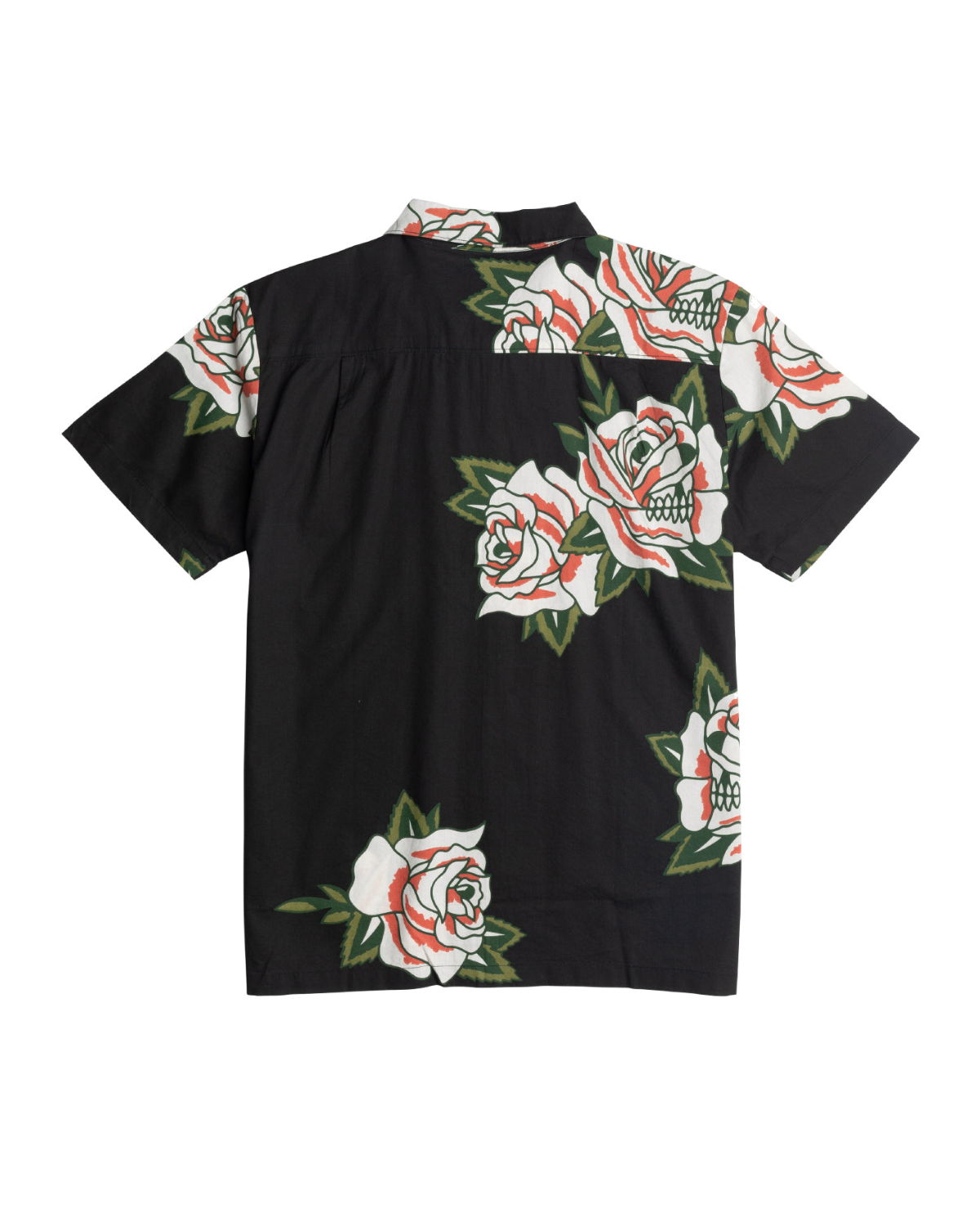 Skully Short Sleeve Shirt — Black (zoomed)