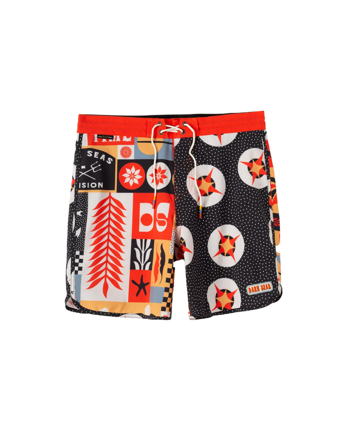 Dark Seas Mismatch Boardshort Multi
