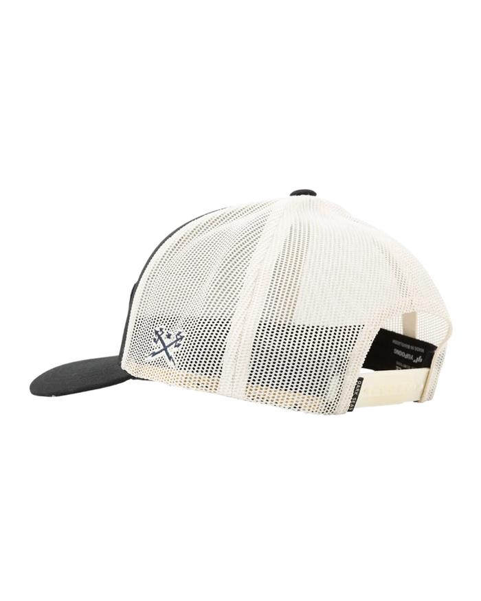 Blue Collar Hat Black White - alternate view