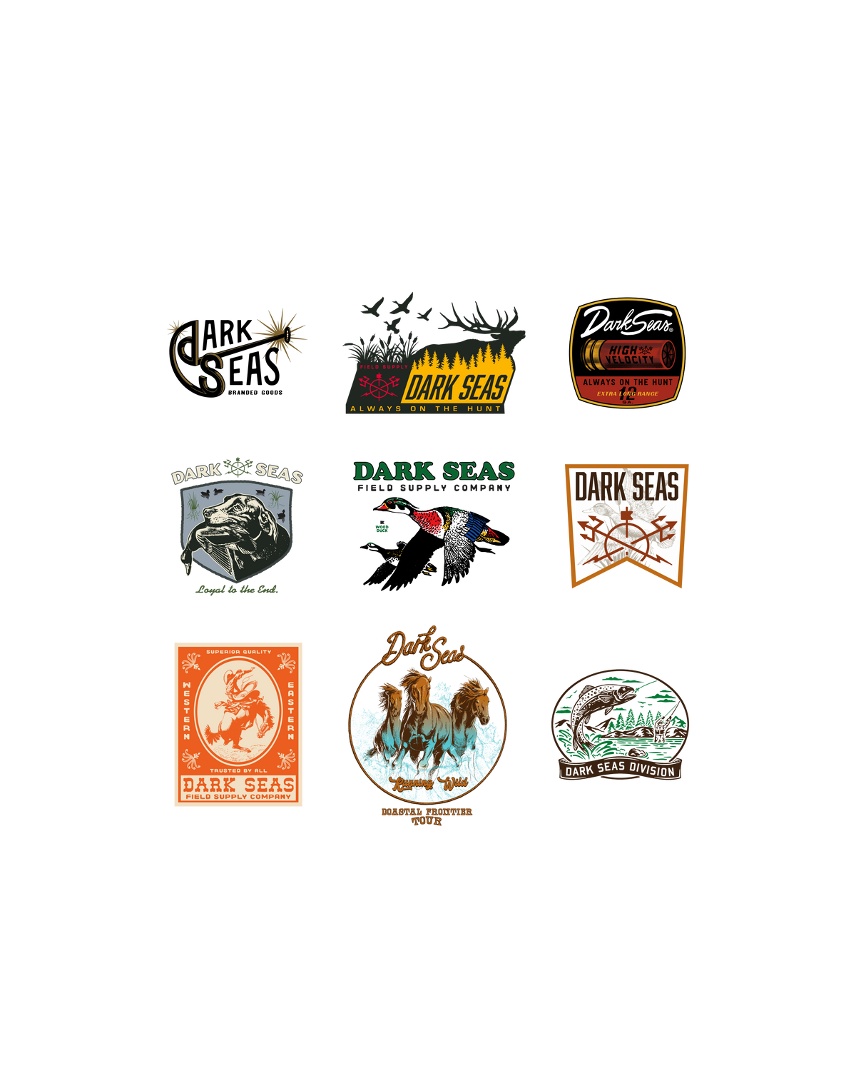 DS Sportsman Sticker Pack 6Pk