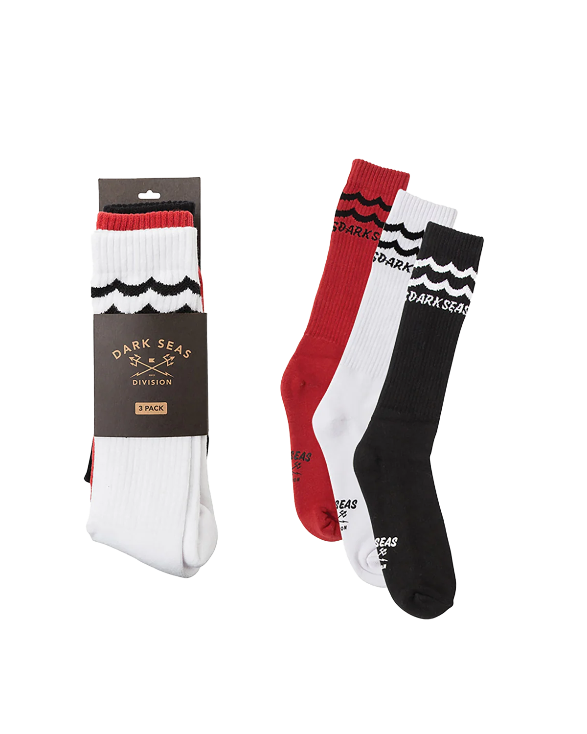 High Seas 3Pk Socks