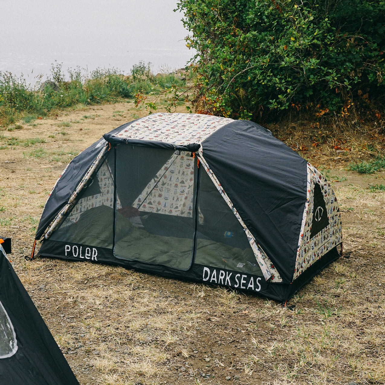 COLOR: DARK SEAS ~ alt: DARK SEAS x POLER 2 PERSON TENT