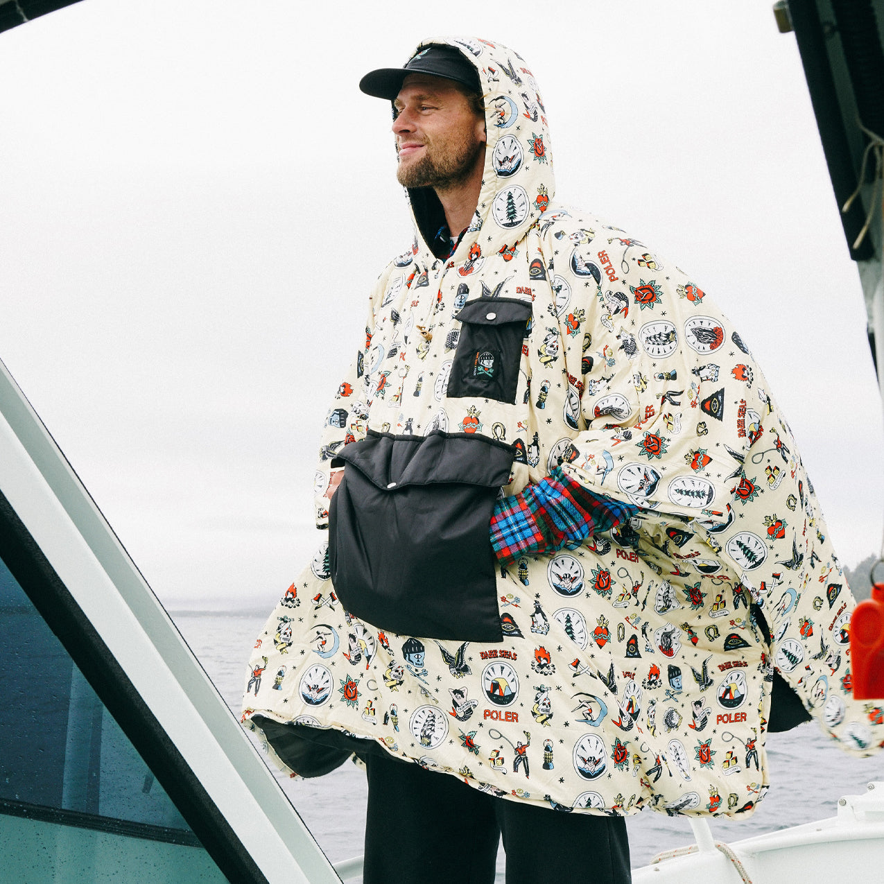 COLOR: DARK SEAS ~ alt: DARK SEAS x POLER PONCHO