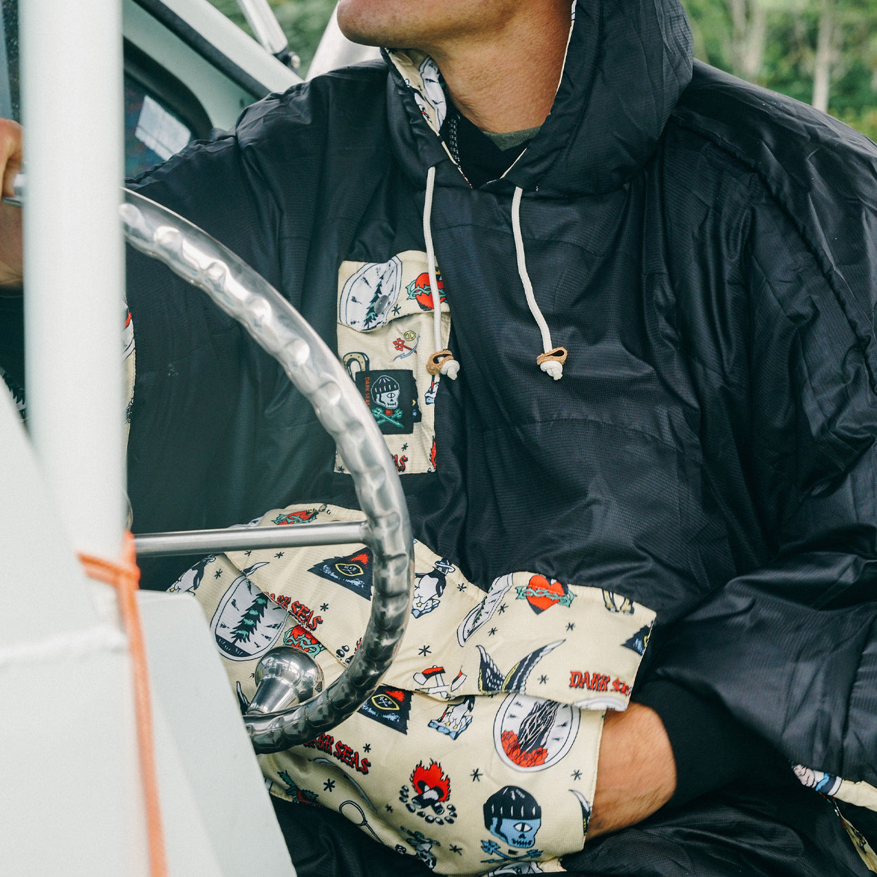 COLOR: DARK SEAS ~ alt: DARK SEAS x POLER PONCHO