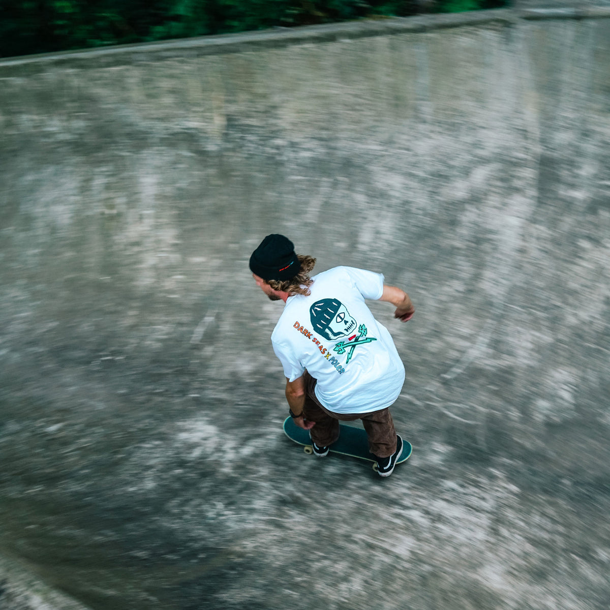 COLOR: WHITE ~ alt: DARK SEAS x POLER CYCLOPS PREMIUM T-SHIRT