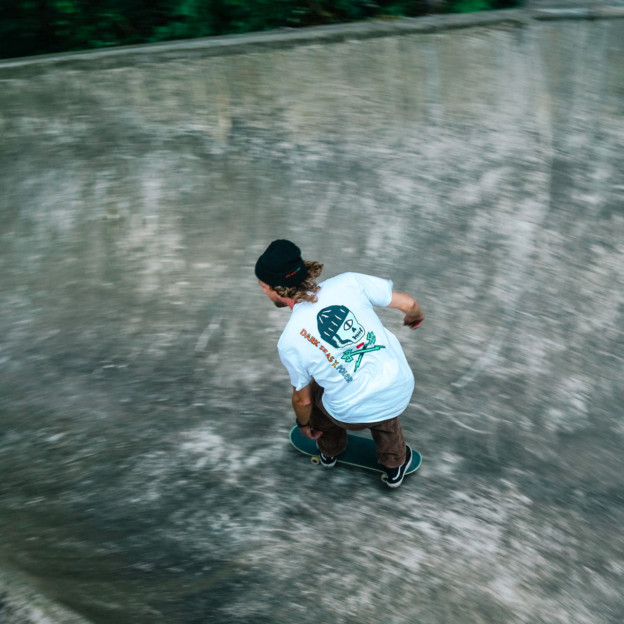 COLOR: WHITE ~ alt: DARK SEAS x POLER CYCLOPS PREMIUM T-SHIRT