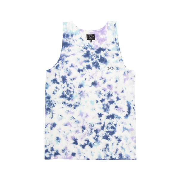color: teal/lavender ~ alt: Paradiso Knit Tank top