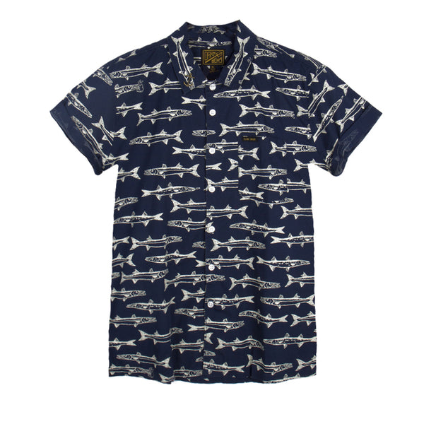 color: navy ~ alt: Barracuda Shirt
