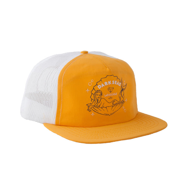 color: Gold ~ alt: Shanghai'd Trucker Hat