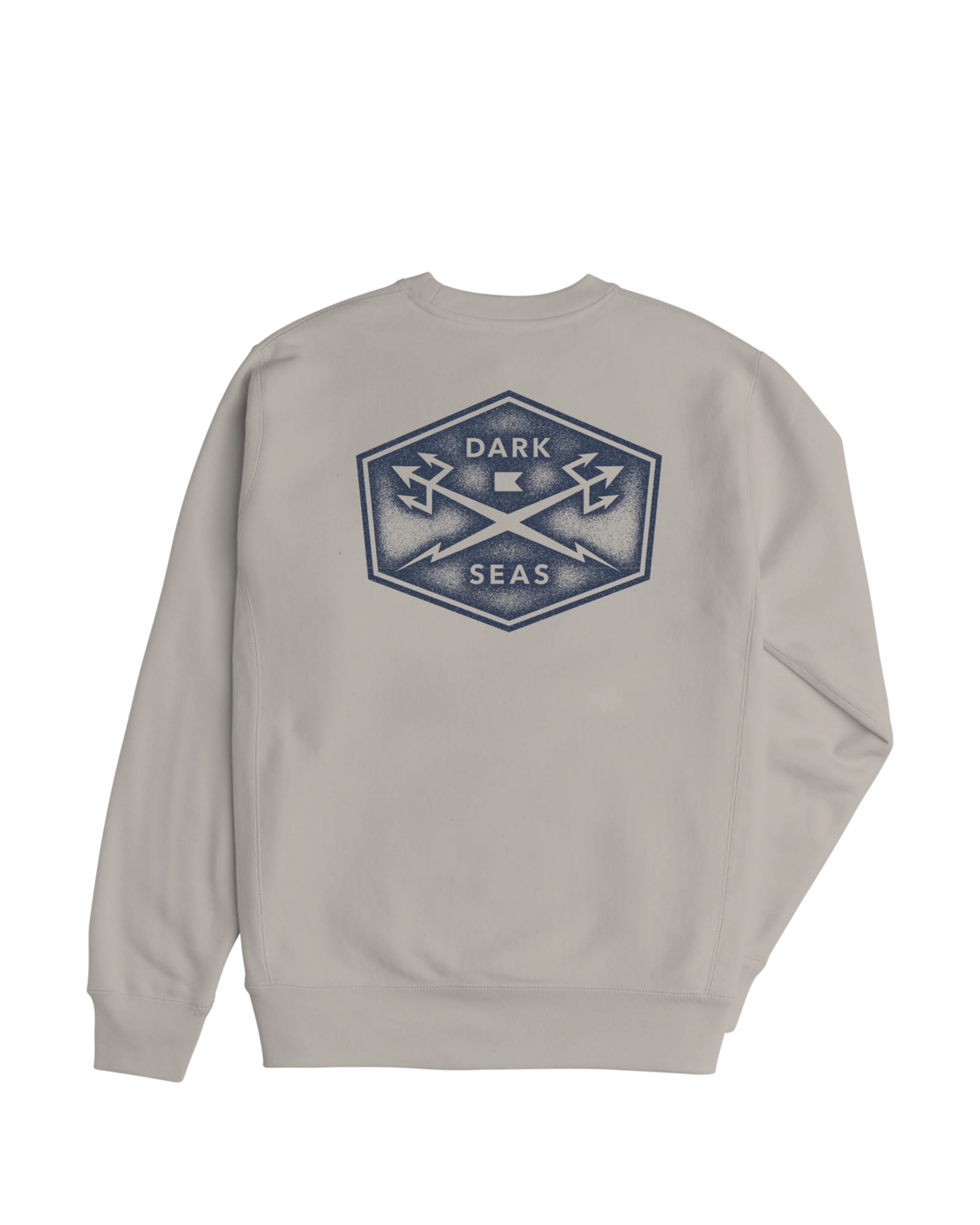 Progressive Gravel Pigment Crewneck (zoomed)
