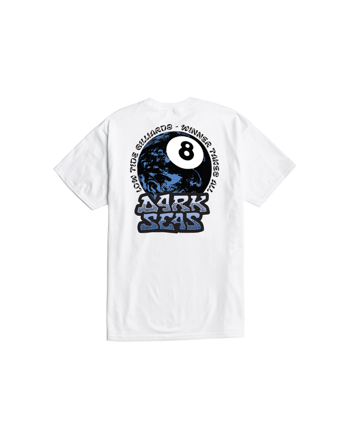 Dark Seas Billiards Stock T-Shirt - White