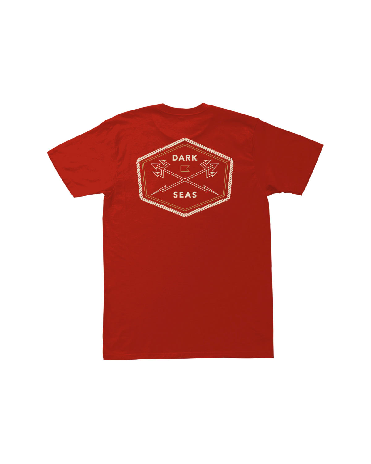 Dark Seas Progressive II Premium T-Shirt - Maroon (zoomed)