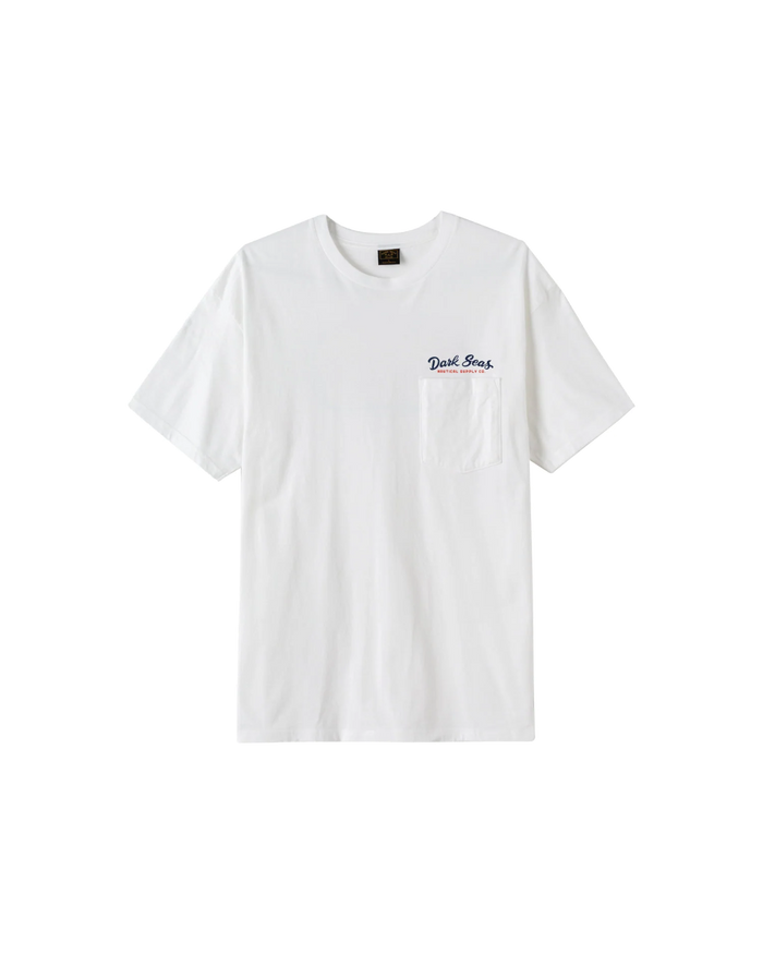 Dark Seas Polished Pocket T-Shirt - White - alternate view