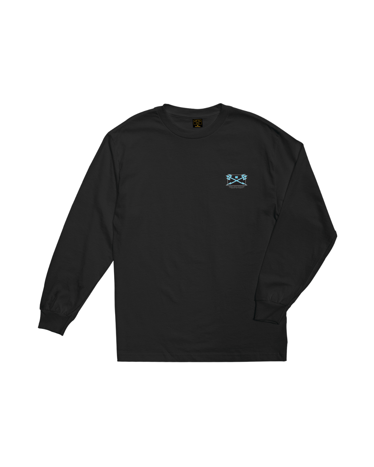 Dark Seas X-Ray Stock LS T-Shirt - Black, back (zoomed)