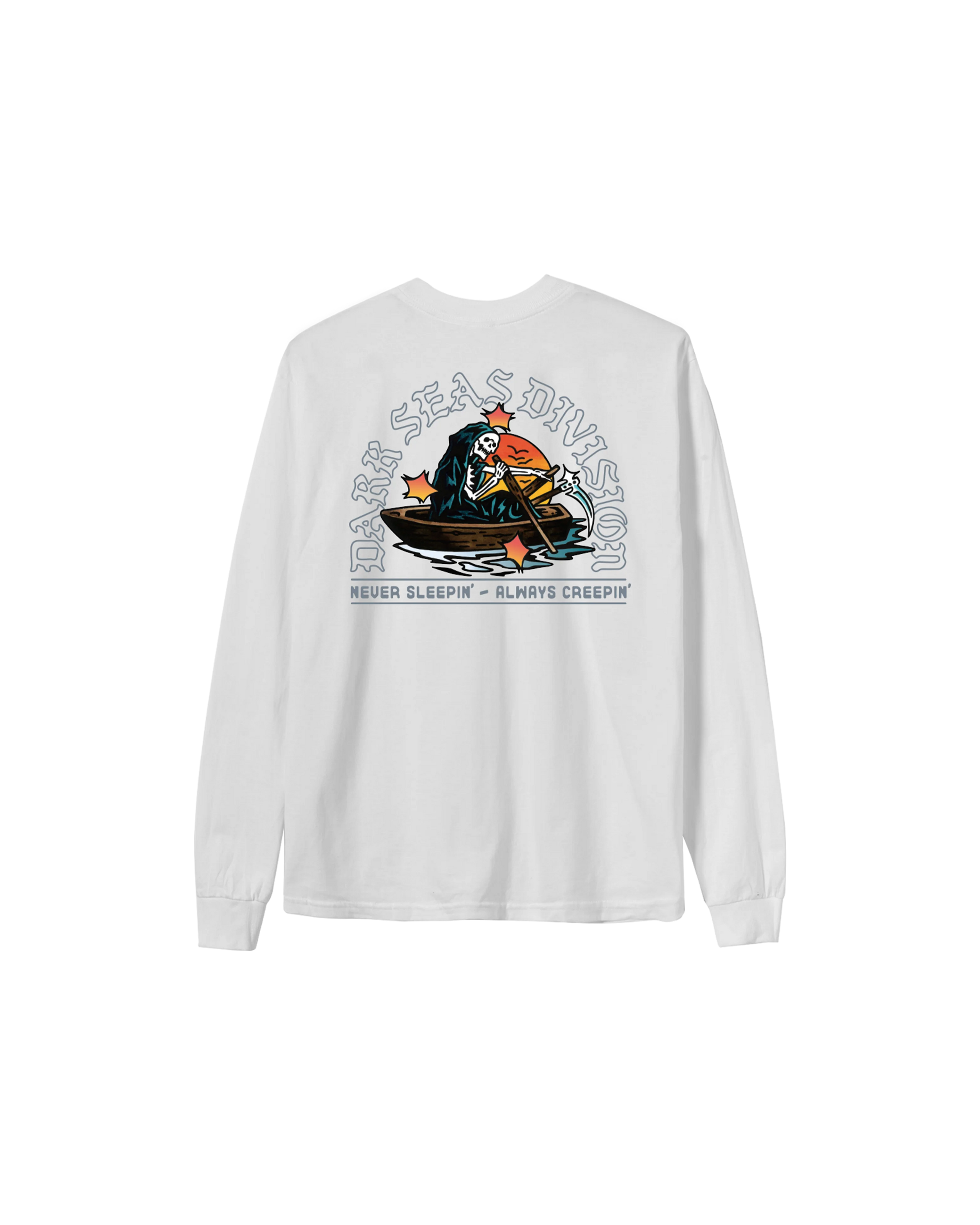 Rowboat LS Stock T-Shirt (zoomed)