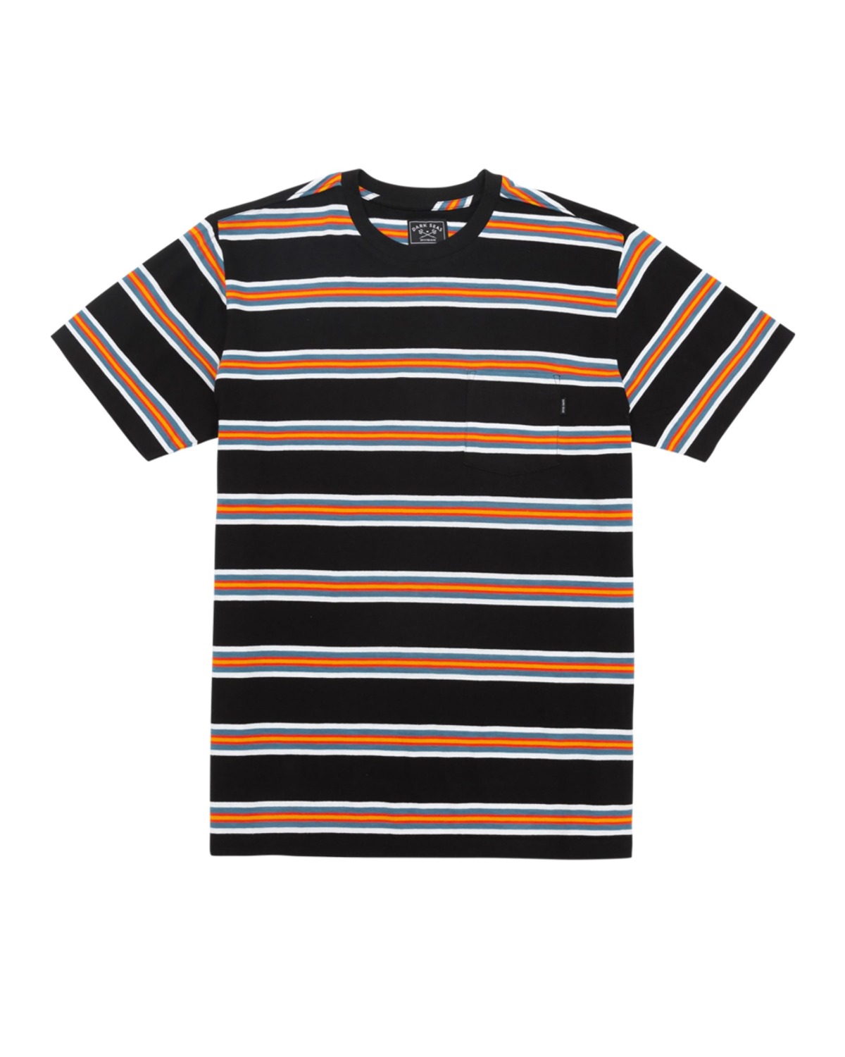Cabo Knit Pocket T — Black