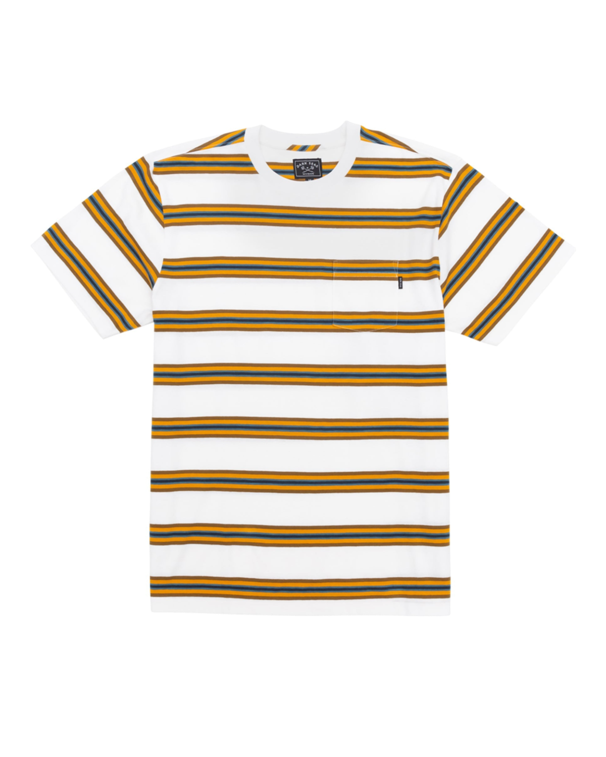 Cabo Knit Pocket T — White