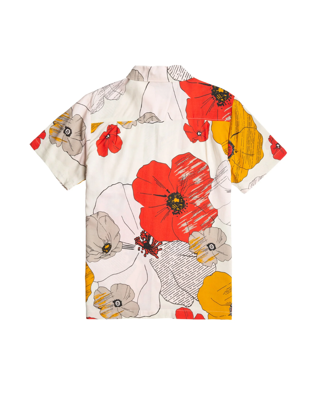 Dark Seas Pinline Short Sleeve Shirt - Antique back