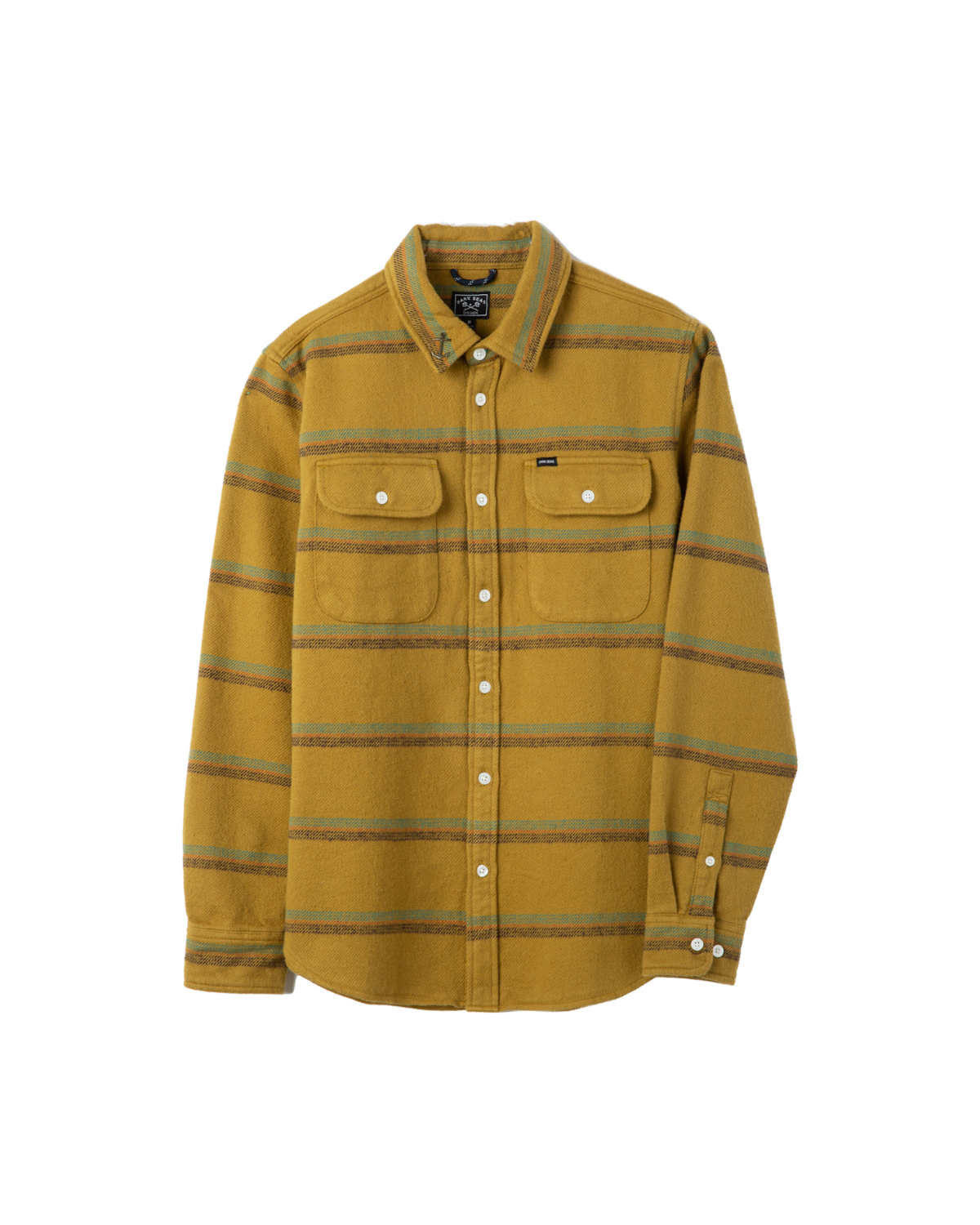 Dark Seas Santa Clara Shirt - Brown (zoomed)
