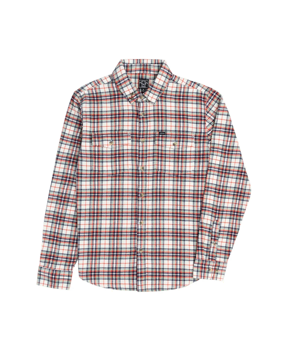 Dark Seas Elmhurst Shirt - White Navy