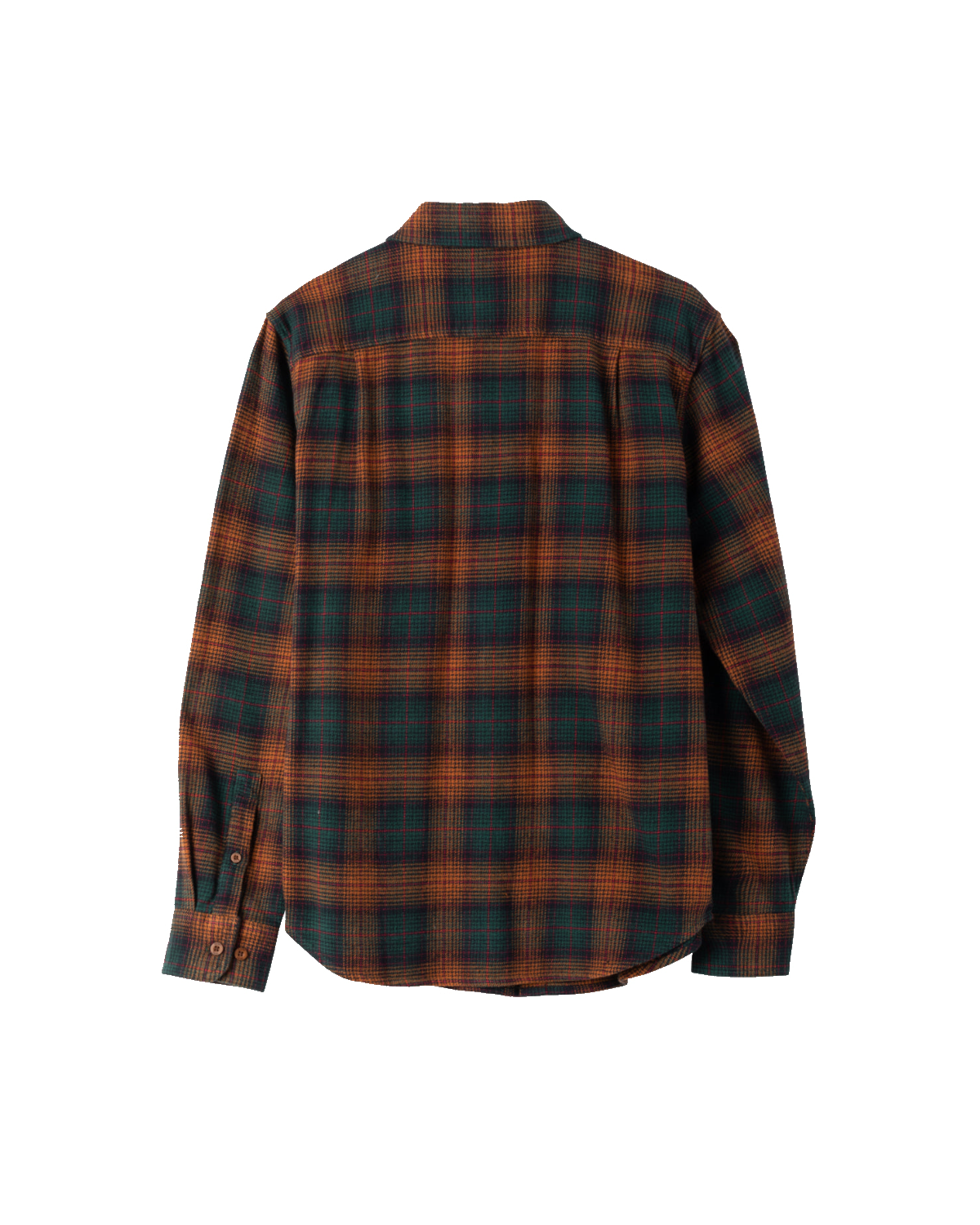 Juneau Shirt — Green/Ginger