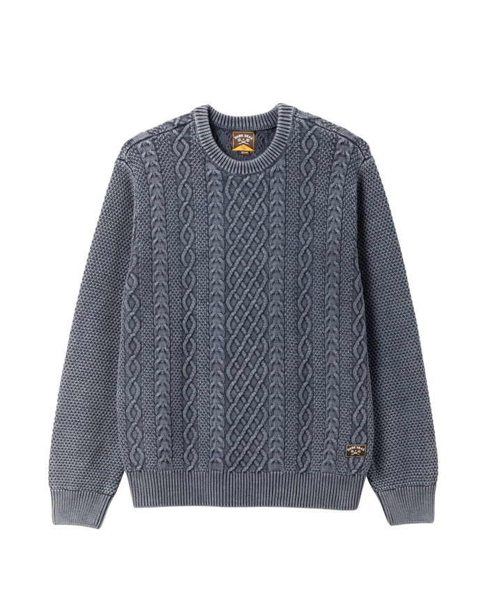 Dark Seas Big Sur Sweater - Indigo - Front