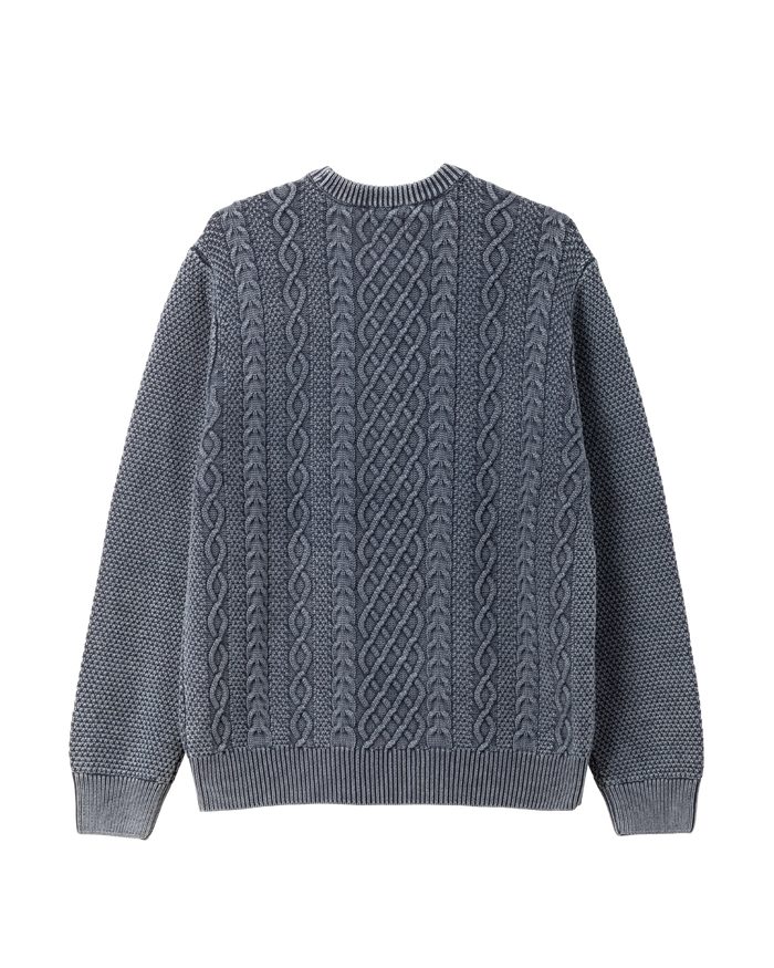 Dark Seas Big Sur Sweater - Indigo - Back - alternate view