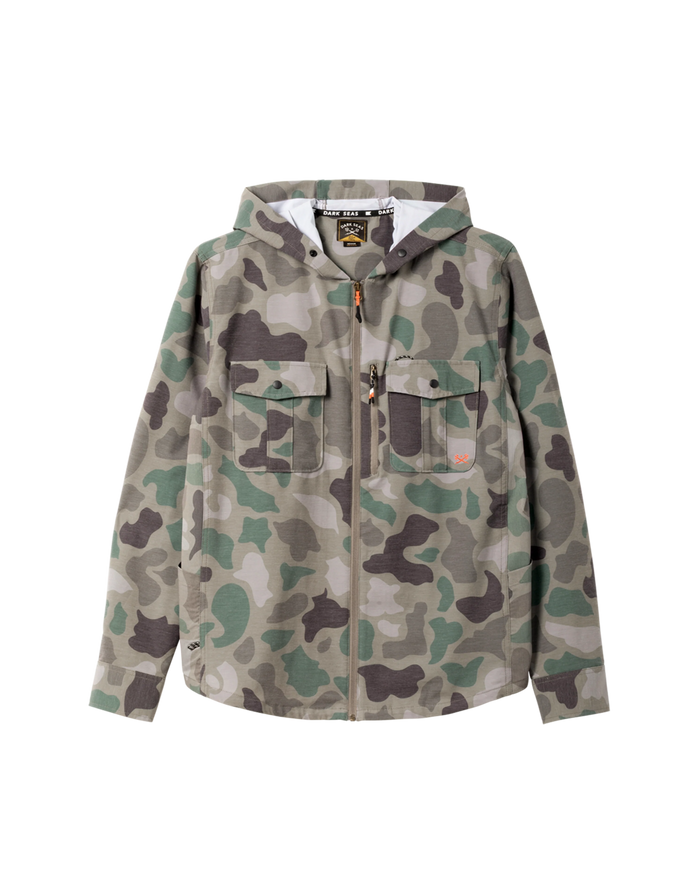 Dark Seas Albright UV Shirt - Duck Camo - Front