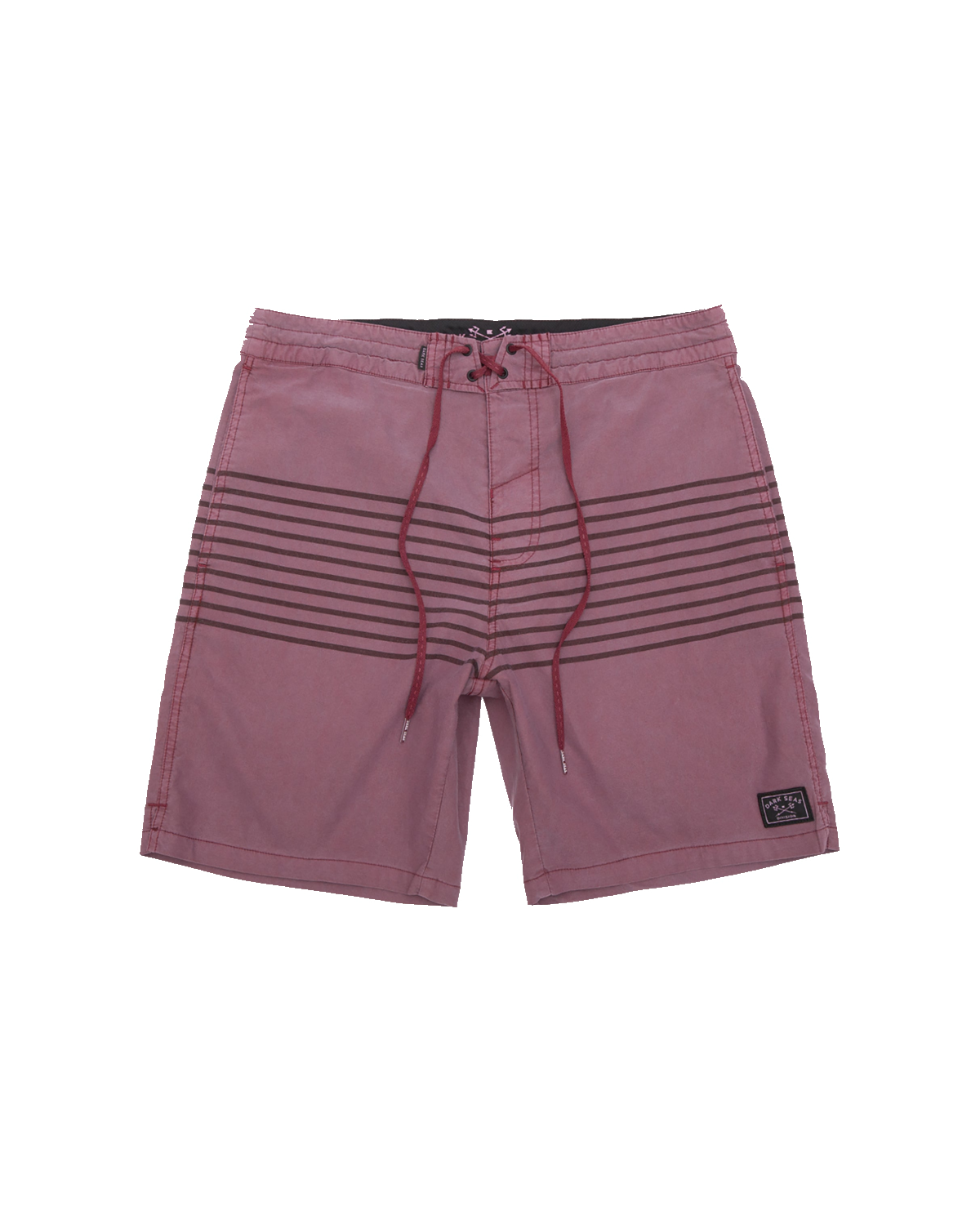 Red Bank Boardshort — Burgundy (zoomed)