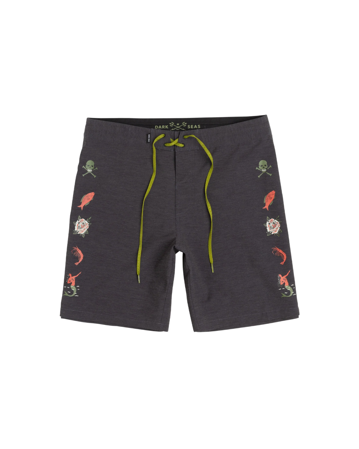 Dark Seas Capistrano Boardshort Black (zoomed)