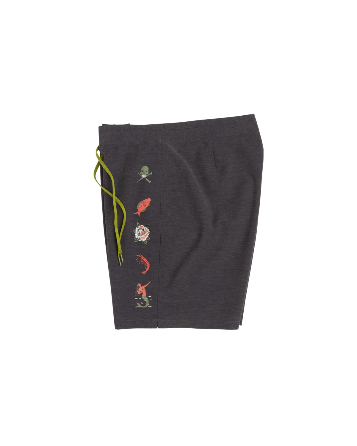 Dark Seas Capistrano Boardshort Black (zoomed)