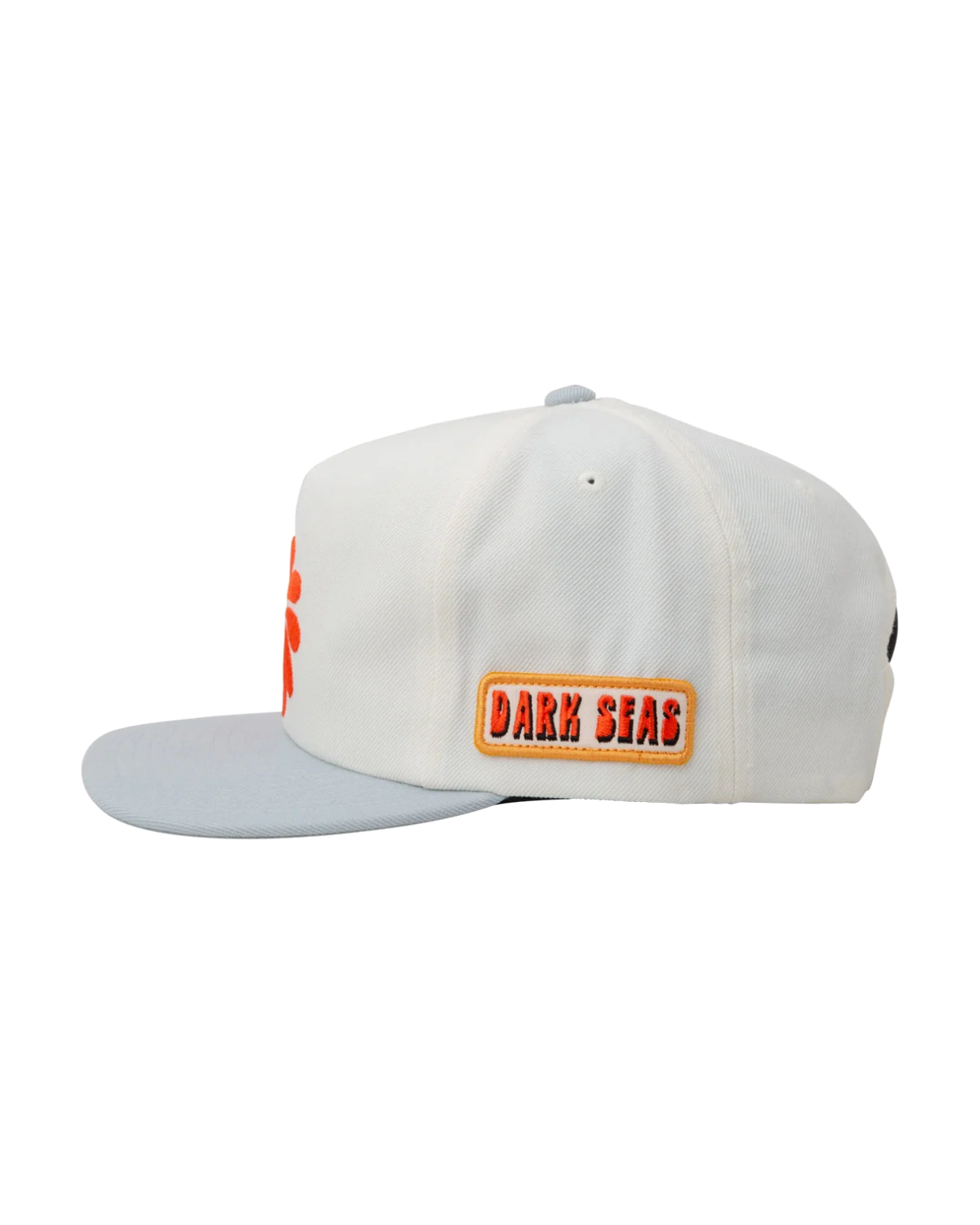 Foil Hat White Blue (zoomed)