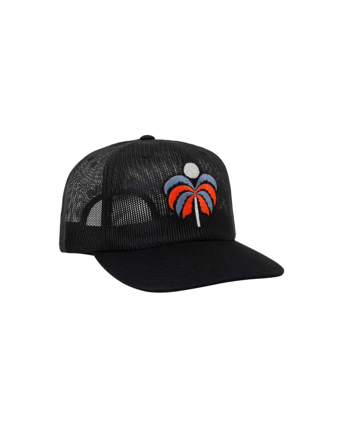 Dark Seas Wetlands Hat - Black (zoomed)