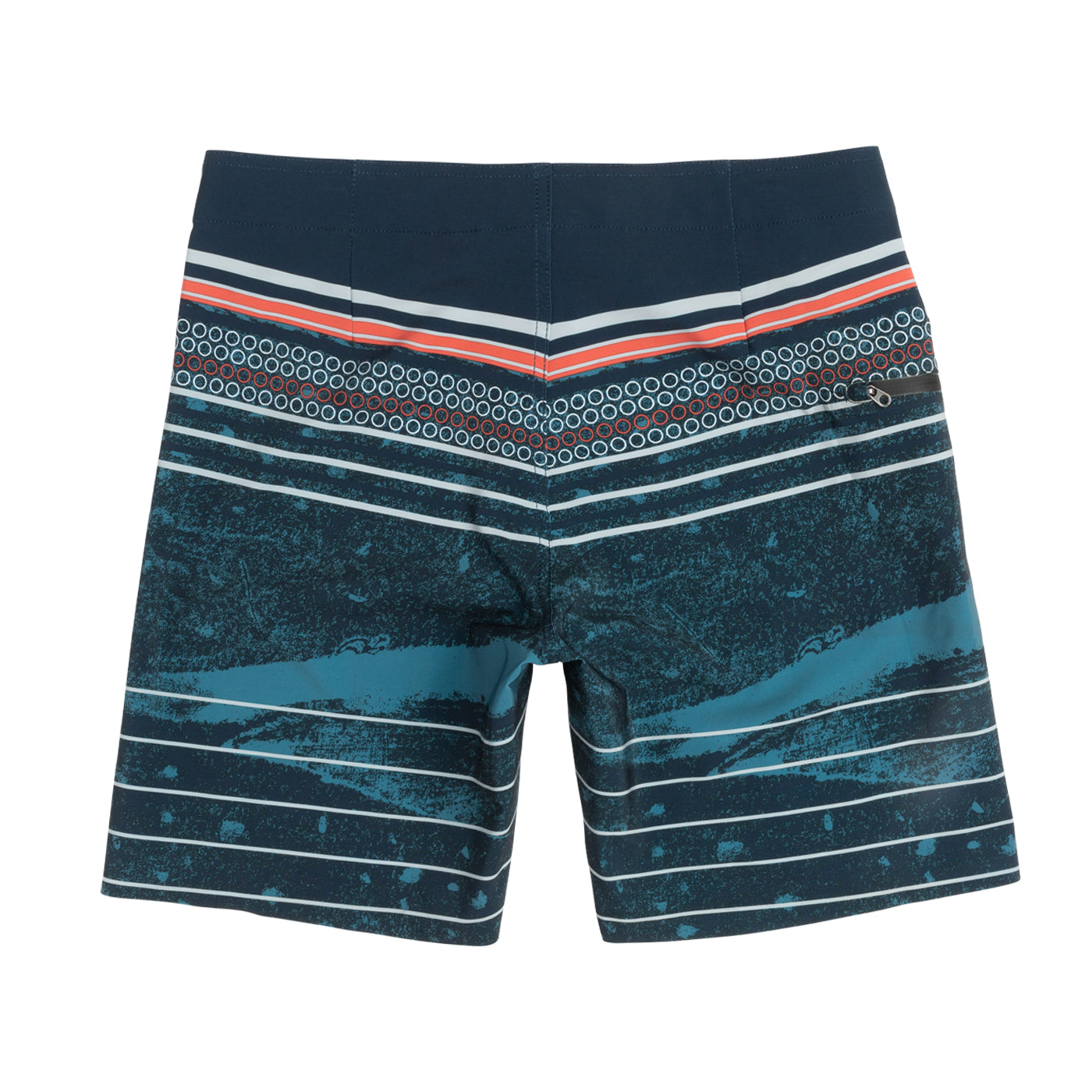color: navy ~ alt: gyotaku boardshort (zoomed)